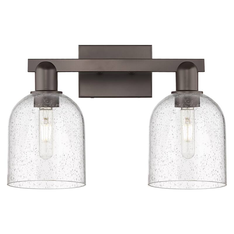 Innovations Lighting 716-2W-12-17 Bella Vanity Bella 2 Light 17" Wide - Oil Rubbed Bronze / Seedy