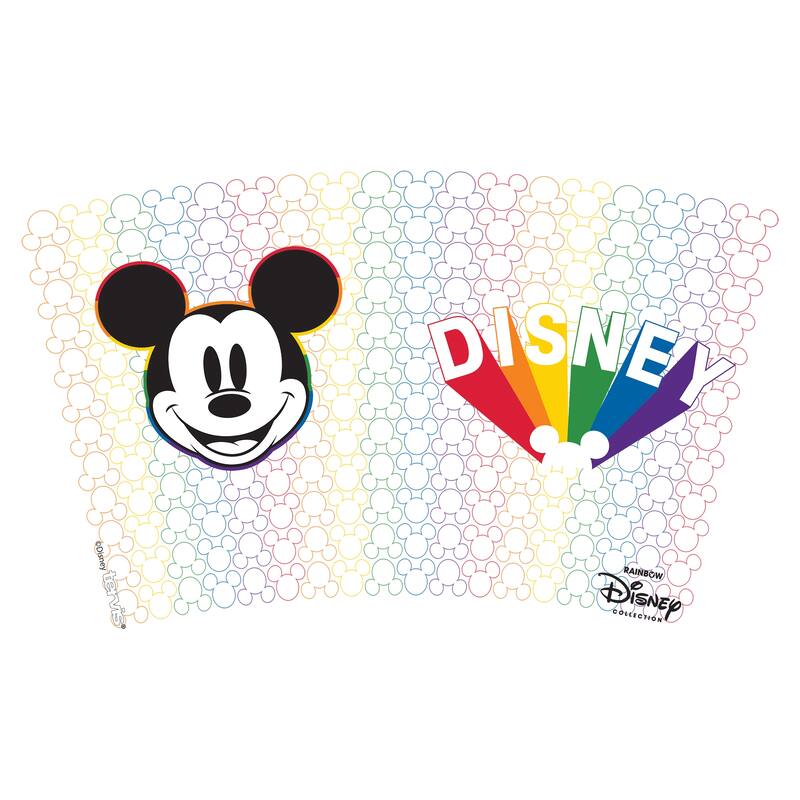 Tervis Disney Mickey Rainbow Made in USA Double Walled Insulated Travel Tumbler, Classic - 16oz
