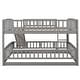 preview thumbnail 51 of 78, Pine Bunk Bed with Slide and Fence Door