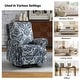 preview thumbnail 31 of 52, Roderich Farmhouse Floral Print Swivel Rocker Recliner with Rolled Arms by HULALA HOME