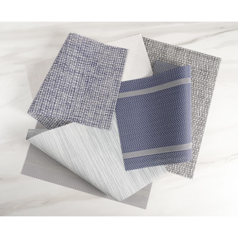 Bow Knot Textiline Placemat - Set of 6 - 17 x 13 inches