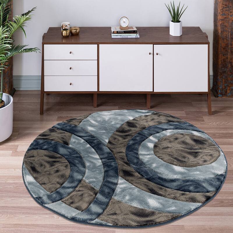 Orelsi Collection Abstract Area Rug