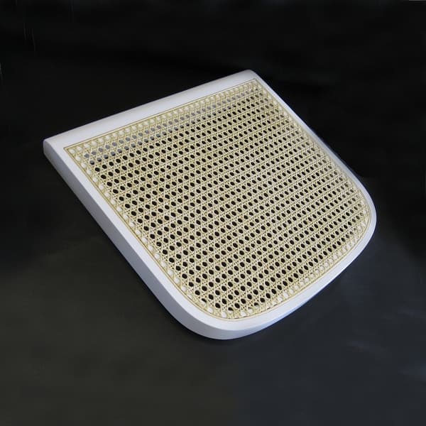 Breuer Chair Company Cesca Chair Replacement Cane Seat in White Bed