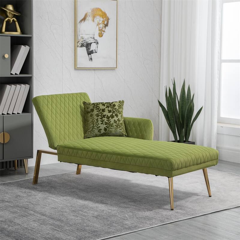 COOLMORE Velvet Sofa Loveseat Sofa with metal feet