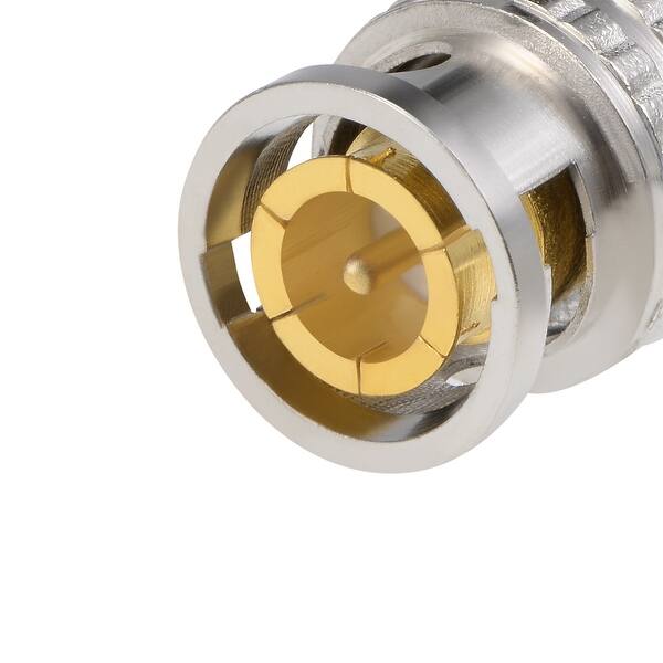 2pcs Solderless Bnc Male Connector For Cctv Camera Coaxial Cable 56mm Length Bnc Male Solderless 2pcs On Sale Overstock 25415254