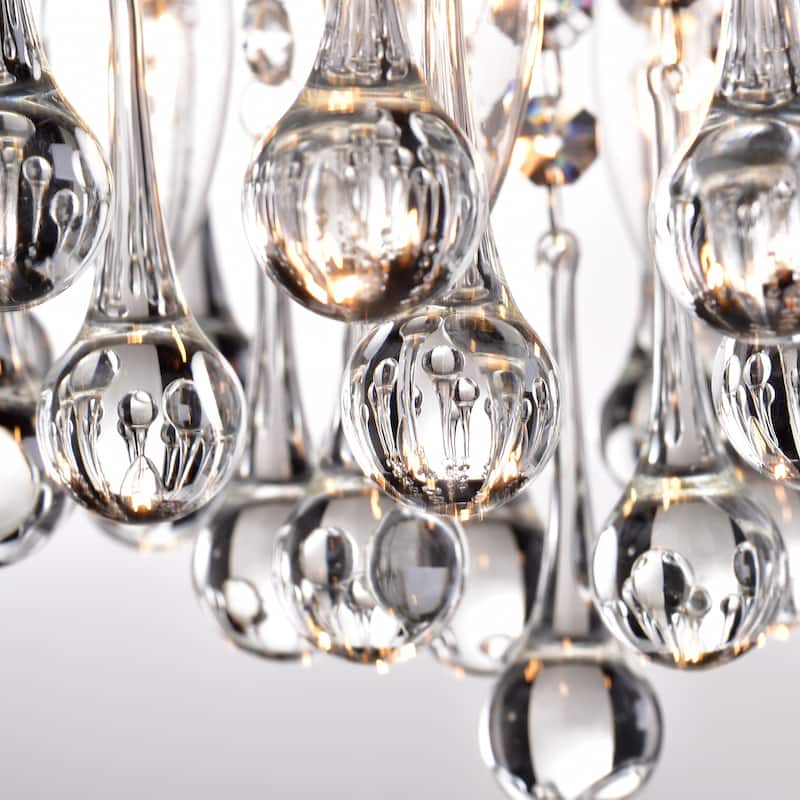 Scelene Crystal 4-light Flush Mount