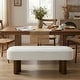 preview thumbnail 2 of 68, Christopher Knight Home - Modern Upholstered Dining Bench with Padded Seating