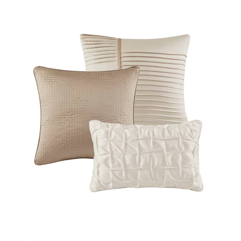 Madison Park Royce 10 Piece Luxury Jacquard Comforter Set