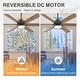 preview thumbnail 184 of 193, 42/48/52/56/60/65-IN LED Ceiling Fan with Light Kit and Remote(5/6/7/8-Blade)