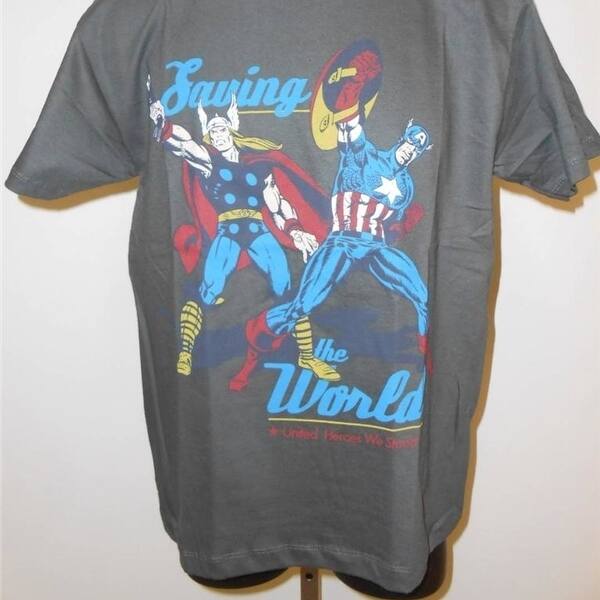 Shop Thor Captain America By Marvel Mens Sizes Xs L Xl Shirt Overstock 23026705