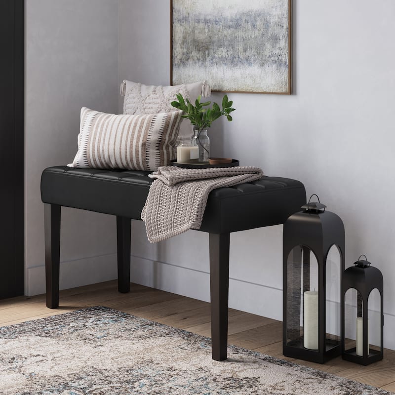 California Multipurpose Entryway Bench - Black