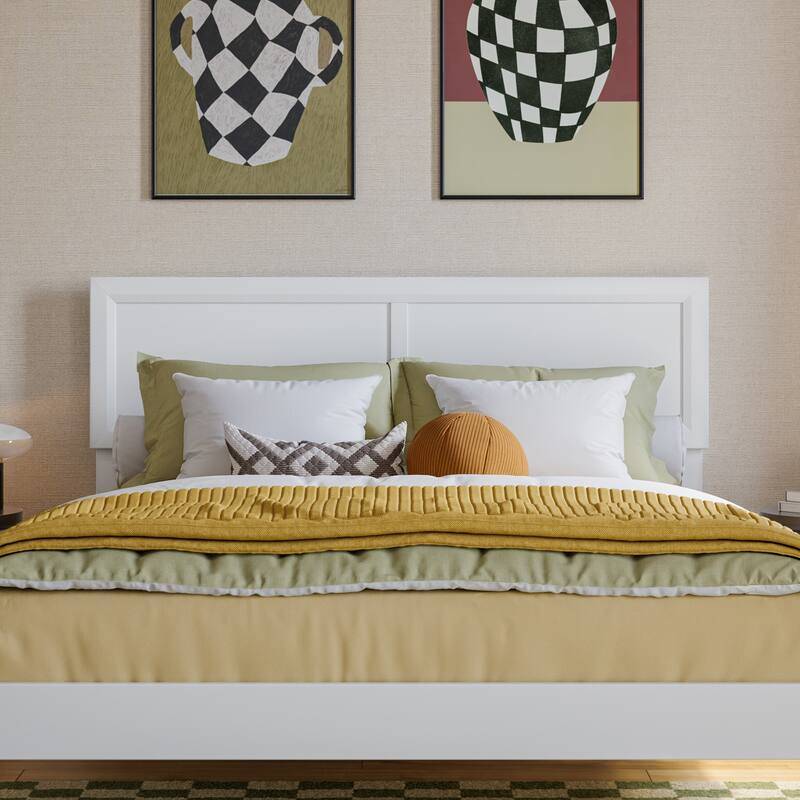 Ellarie Platform Bed with Adjustable Headboard