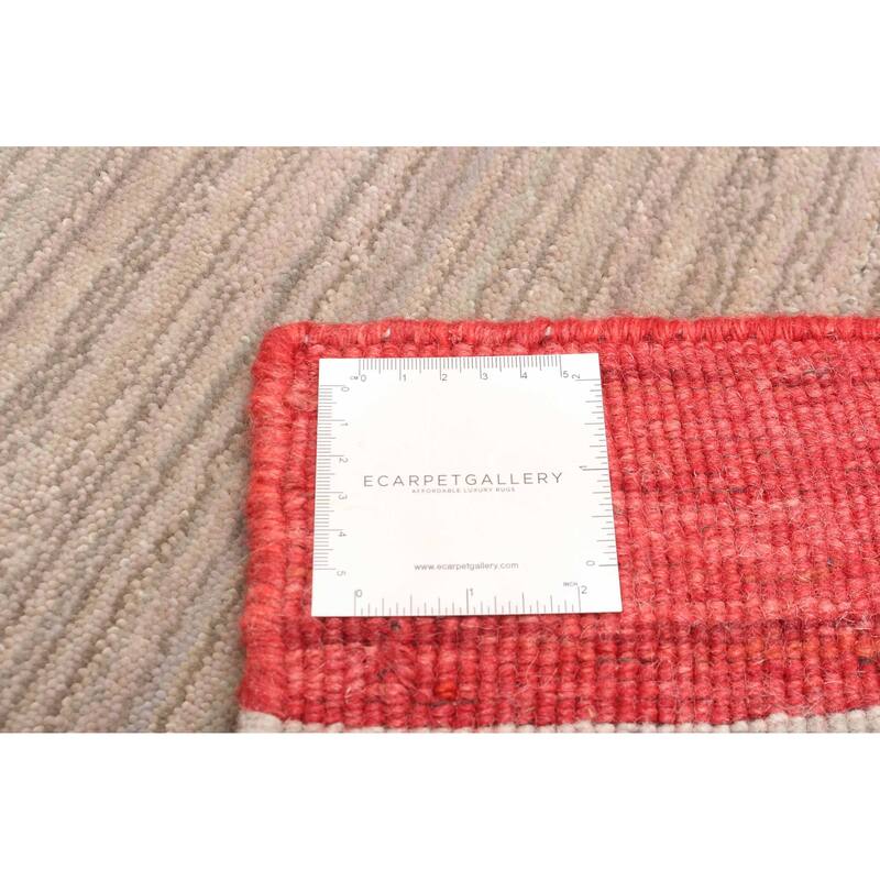 ECARPETGALLERY Hand Loomed Kashkuli Gabbeh Tan Wool Rug - 3'0 x 4'9