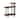 Furinno Turn-N-Tube 3-Tier Oval Sofa Side Table, End Table with Open Shelves