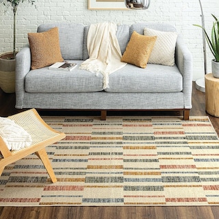 Mohawk Home Riverbend Geometric Stripe Area Rug