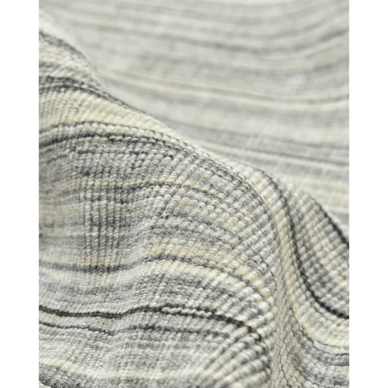 Overton Handmade Modern Contemporary Striped Area Rug
