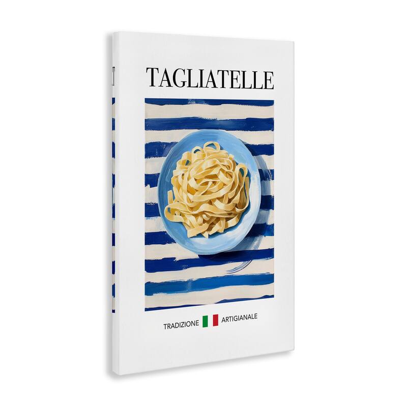 Stupell Traditional Tagliatelle Pasta Canvas Wall Art Design By Andreas Magnusson