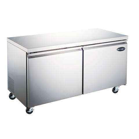 SABA - 60" Two Door Commercial Under-Counter Cooler