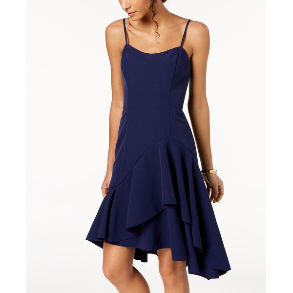 vince camuto navy blue dress