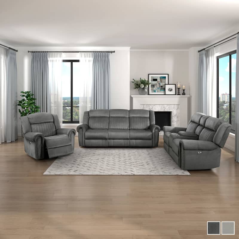 Bauta 3-Piece Power Reclining Living Room Set