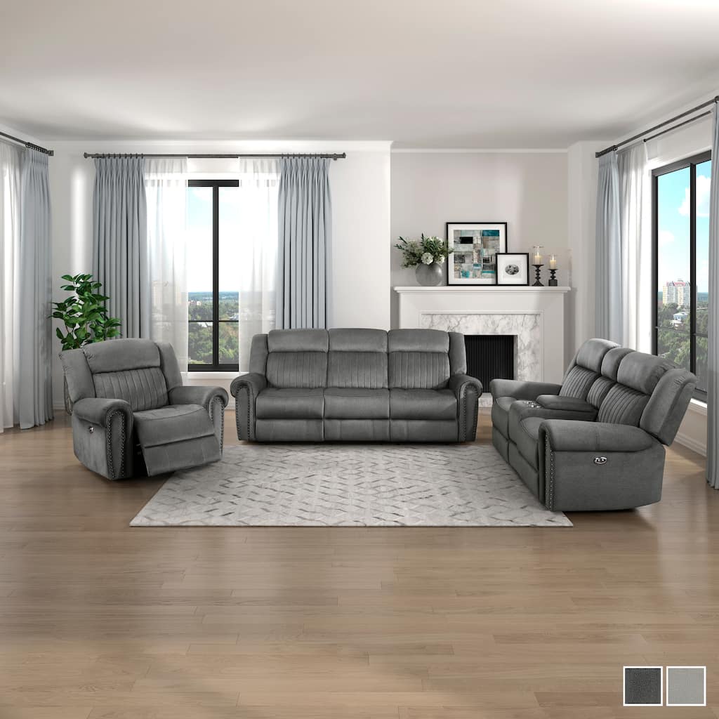 Bauta 3-Piece Power Reclining Living Room Set