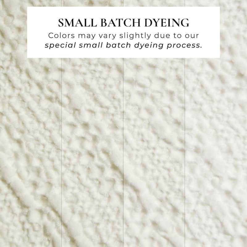 Linery & Co. 100% Cotton Reversible Honeycomb Waffle / Percale Duvet Cover Set