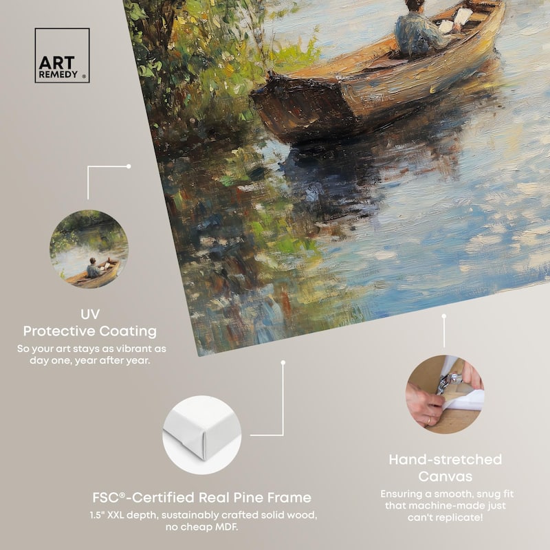 Lost in Thought Canvas by Art Remedy, Gallery Wrapped