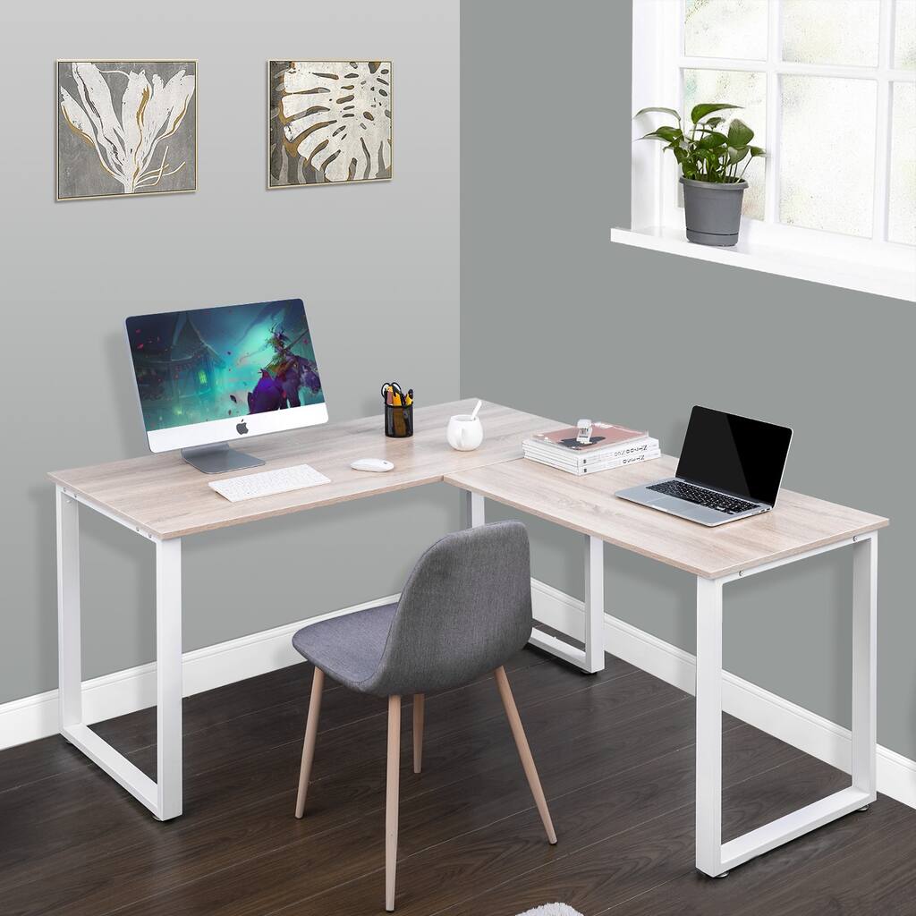 Reversible L-Shape computer desk