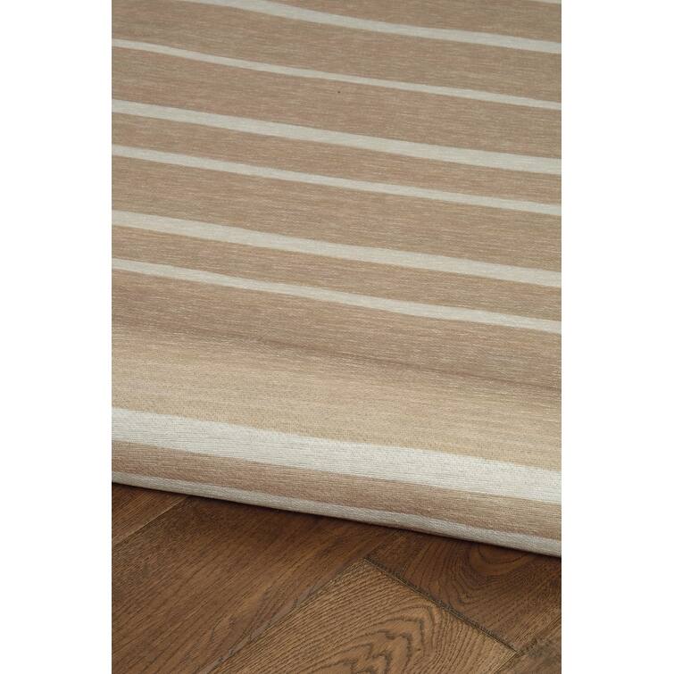 Indoor/Outdoor Water Resistant Ocala Navy & Sand Washable Area Rug Washable Area Rug - 2' x 3'