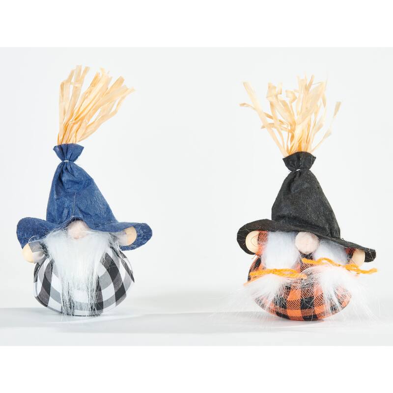6" Mini Fall Harvest Tabletop Gnome, Set of 6