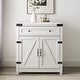 preview thumbnail 1 of 37, Middlebrook 30-inch Rustic Barn Door Accent Cabinet