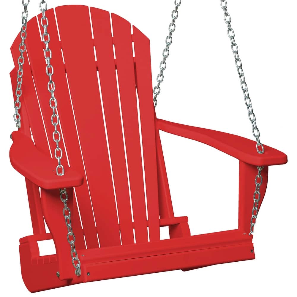 Poly Lumber Adirondack Swing Chair with Chains