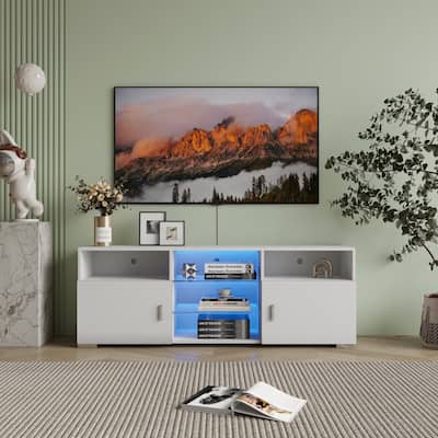 Modern Television Table Center Media Console