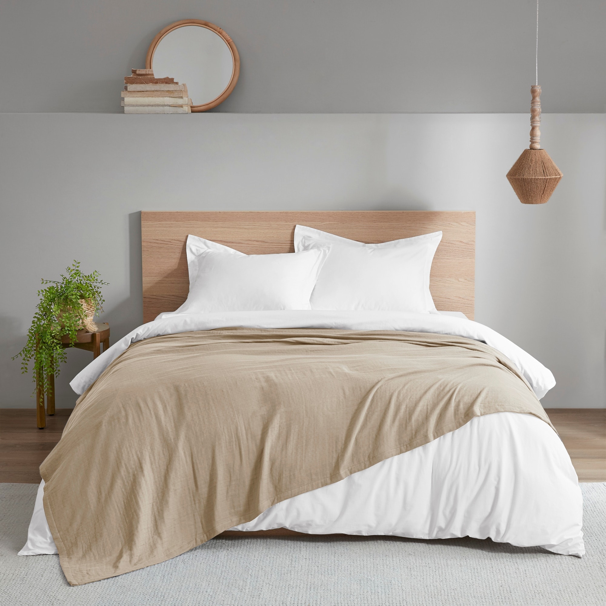 Madison Park Gauze 100% Cotton Lightweight Blanket
