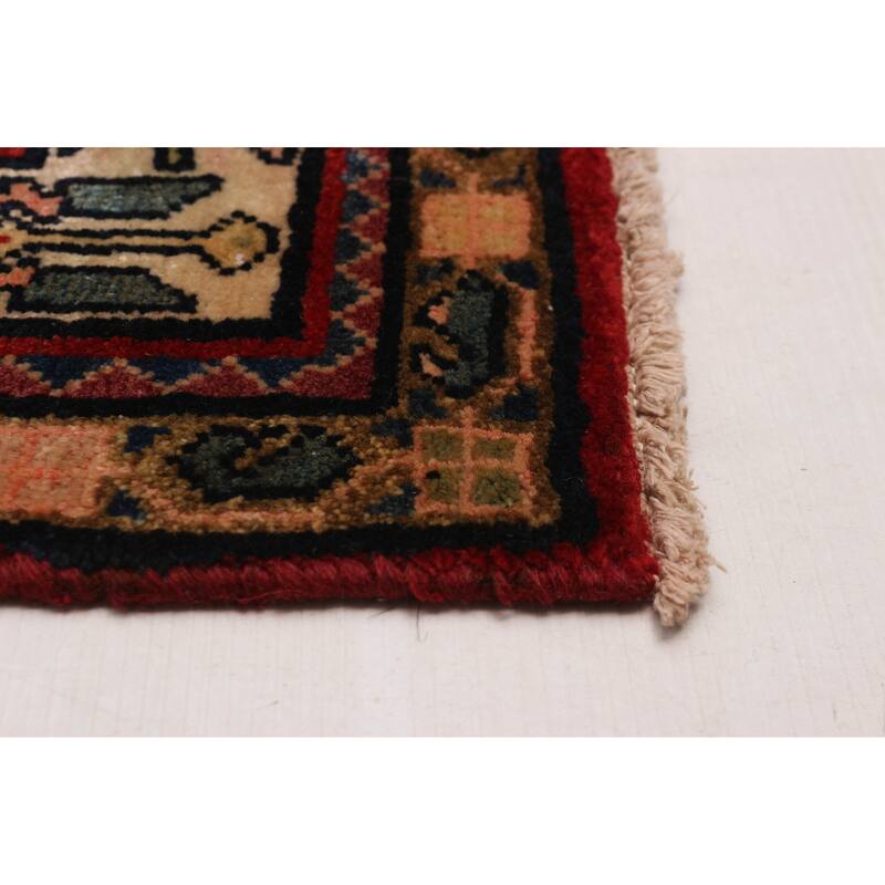ECARPETGALLERY Hand-knotted Anatolian Vintage Red Wool Rug - 4'9 x 8'3