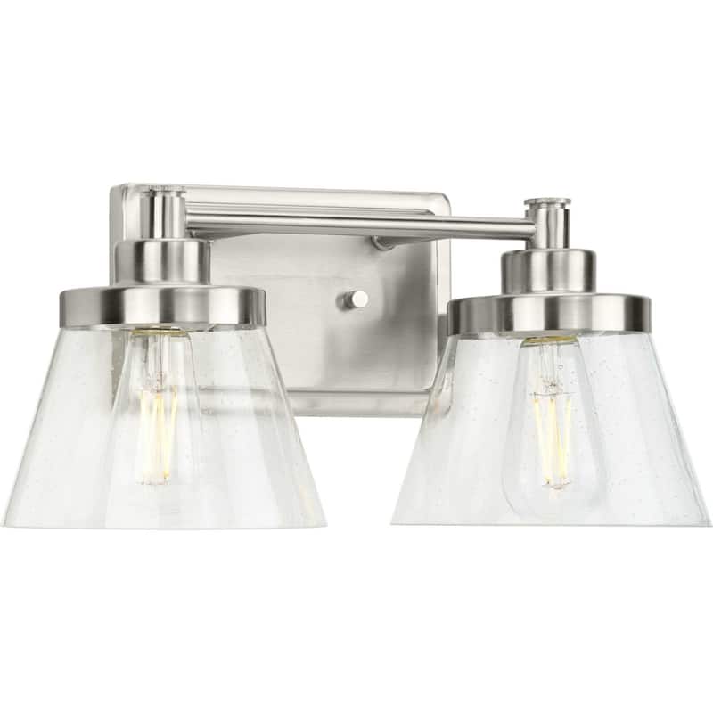 Progress Lighting P300349 Hinton 2 Light 16" Wide Bathroom Vanity - Brushed Nickel