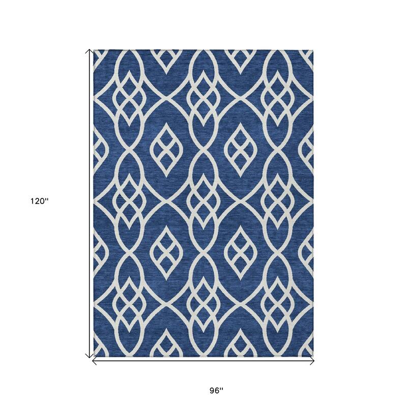 HomeRoots Trellis Transitional Rectangle Outdoor Rug