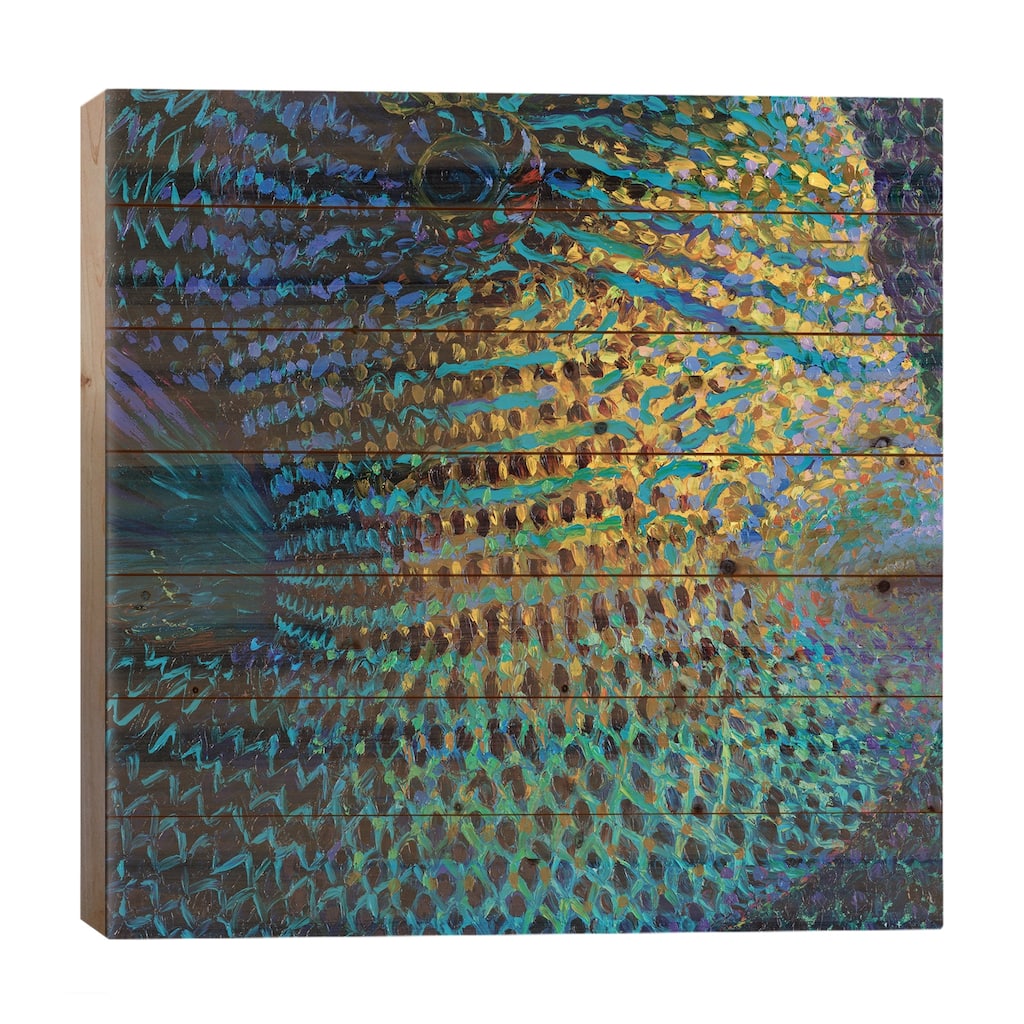 Durgon Print On Wood by Iris Scott - Multi-Color