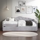 preview thumbnail 1 of 19, CraftPorch Glam Velvet, Crystal Button Tufted Twin Daybed with Trundle