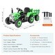 preview thumbnail 9 of 9, 12V Kids Ride On Tractor with Trailer Remote Control Electric Vehicle - 53.9 x 19.7 x 20.7 in