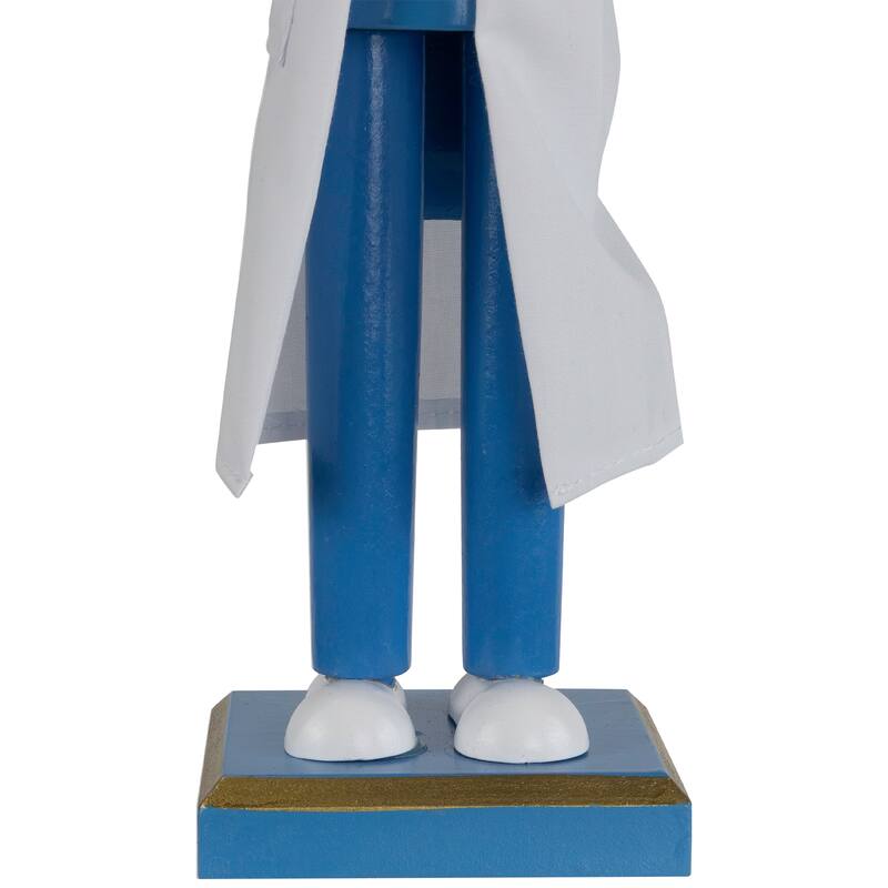 Doctor with Stethoscope Wooden Christmas Nutcracker - 14"