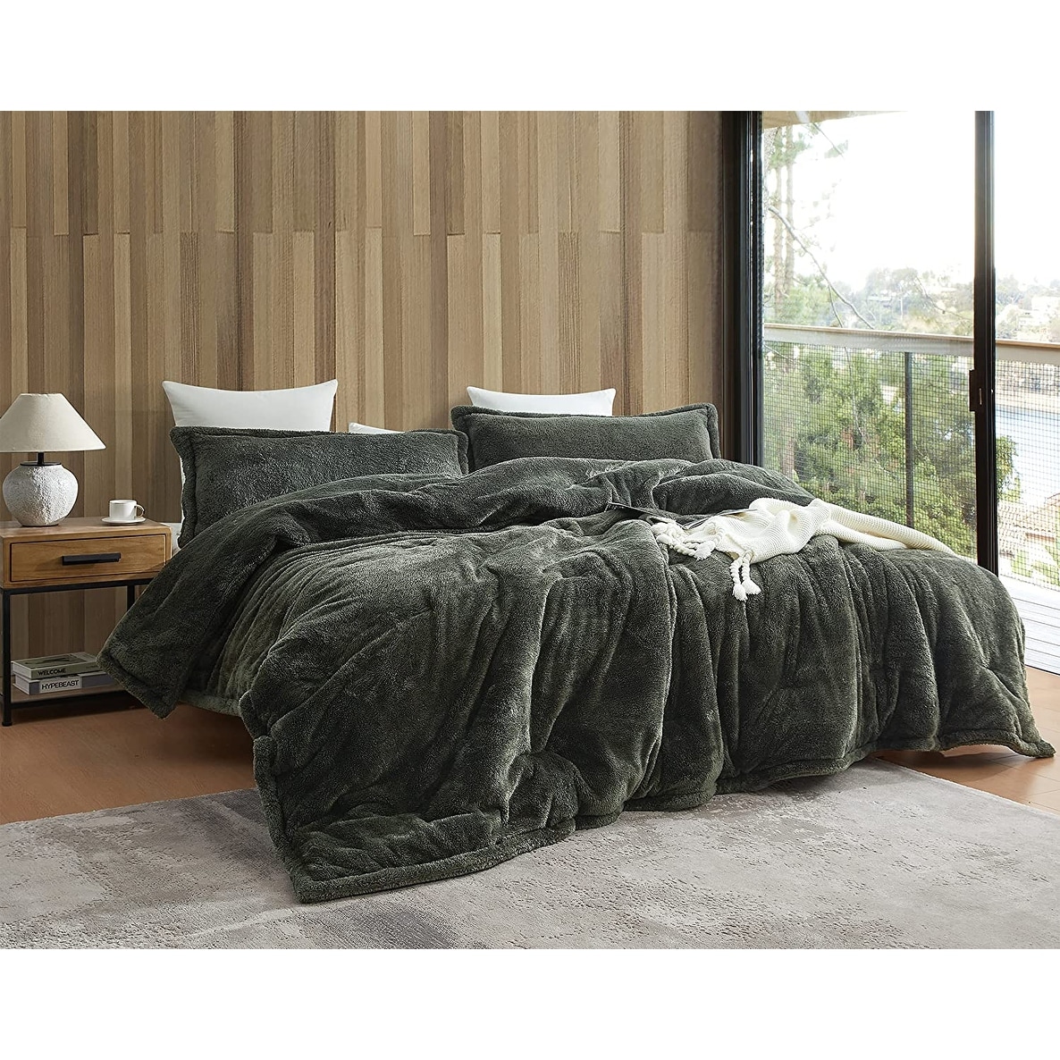The Original Plush Coma Inducer Oversized Comforter Dark Forest Queen