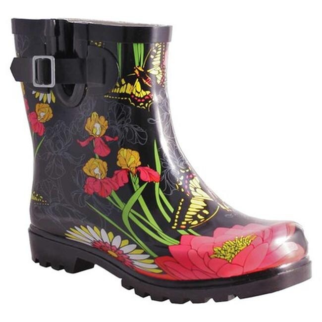 butterfly rain boots womens