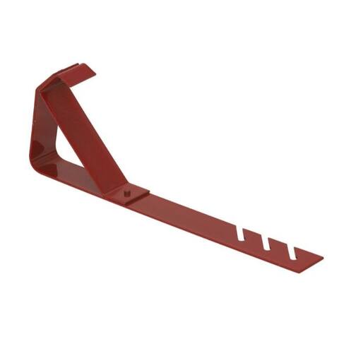 Qual-Craft Steel Red Roof Bracket 1 pk - 2 x 5.8 x 16.5