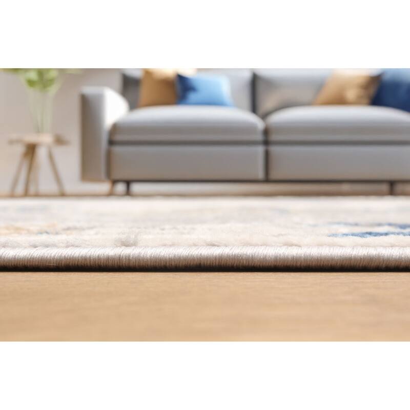 ECARPETGALLERY Machine Made Juniper Grey Area Rug