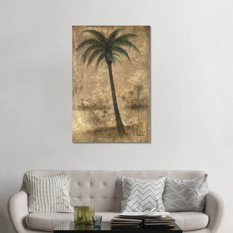 iCanvas "Whispering Palm II" by Ruane Manning Canvas Print - 48x32x1.5