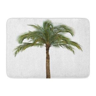 Shop Green Jungle Coconut Palm Tree Without Fruit Leaf Color Stem Doormat Floor Rug Bath Mat 23 6x15 7 Inch Multi On Sale Overstock 31779303