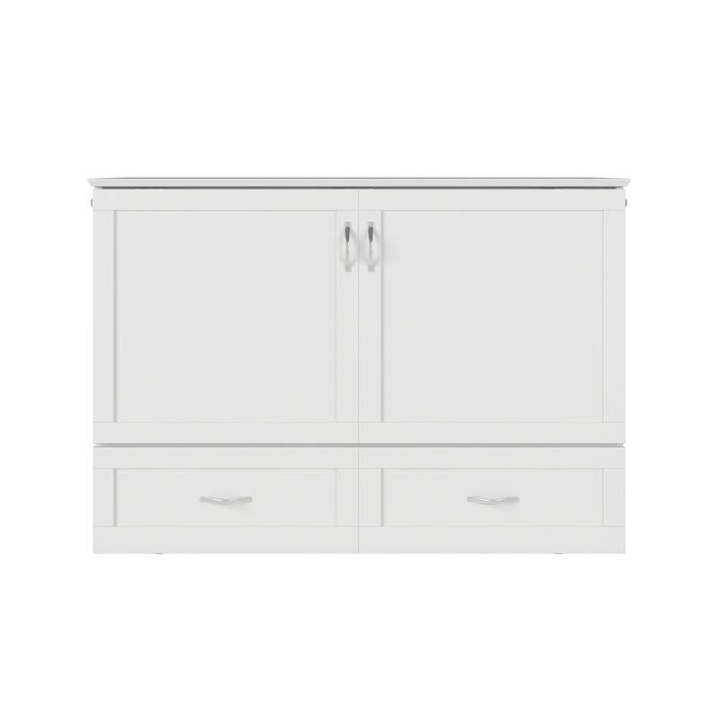 Hamilton Murphy Bed Chest with Mattress and Storage Drawer
