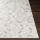 preview thumbnail 5 of 38, Hand-Crafted Esplanade Viscose & Hair-on-hide Area Rug