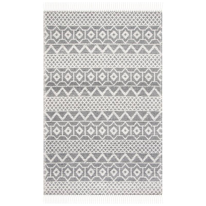 SAFAVIEH Handmade Natura Laimute Wool Fringe Rug